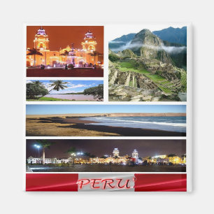 PE - Peru - Mosaic - Collage Magnet