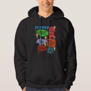 PE Rules Physical Education Teacher Back To School Hoodie