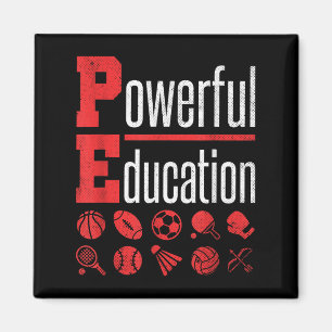 Pe Teacher Gym Physical Education School Motivatio Magnet
