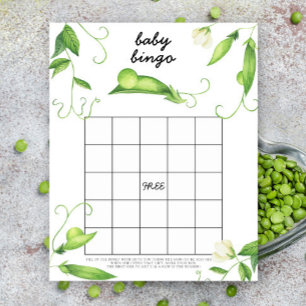 Pea baby shower - Baby shower bingo game