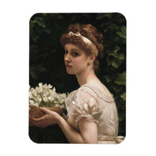 Pea Blossoms (by Edward Poynter) Magnet