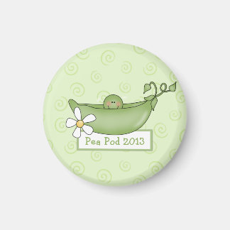 Pea in a Pod Baby Shower Magnet