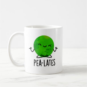 Pea-lates Funny Pilates Pea Pun Coffee Mug