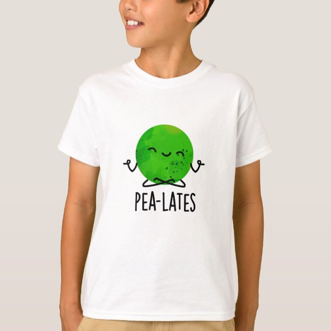 Pea-lates Funny Pilates Pea Pun  T-Shirt (Front)
