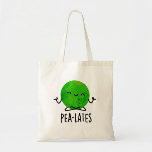 Pea-lates Funny Pilates Pea Pun  Tote Bag