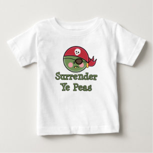Pea Pirate Baby Toddler T shirt