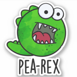 Pea Rex Funny Dinosaur Veggie TRex Pun 