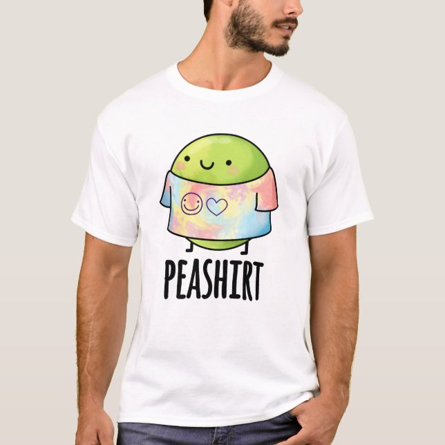 Pea Shirt Funny Veggie Pea TShirt Pun  (Front)