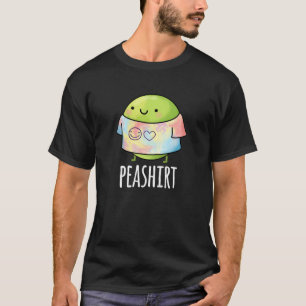 Pea Shirt Funny Veggie Pea TShirt Pun Dark BG