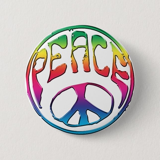 Peace-01 2 Inch Round Button (Front)