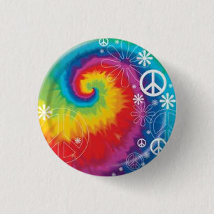 peace 1 inch round button