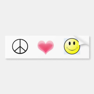 peace%20symbol, Hearts Bumper Sticker