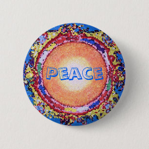 Peace 2 Inch Round Button