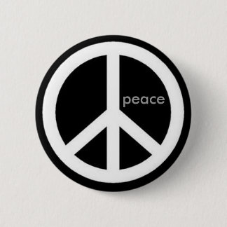 peace. 2 inch round button