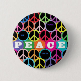peace 2 inch round button