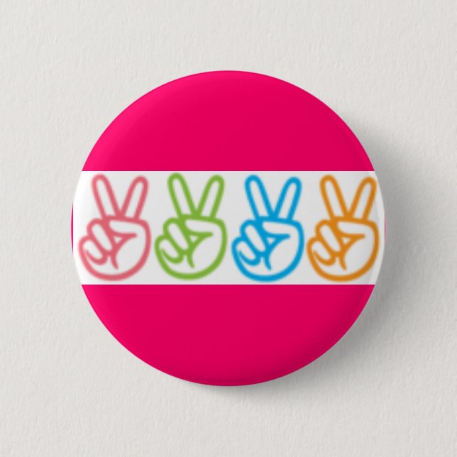 Peace 2 Inch Round Button (Front)