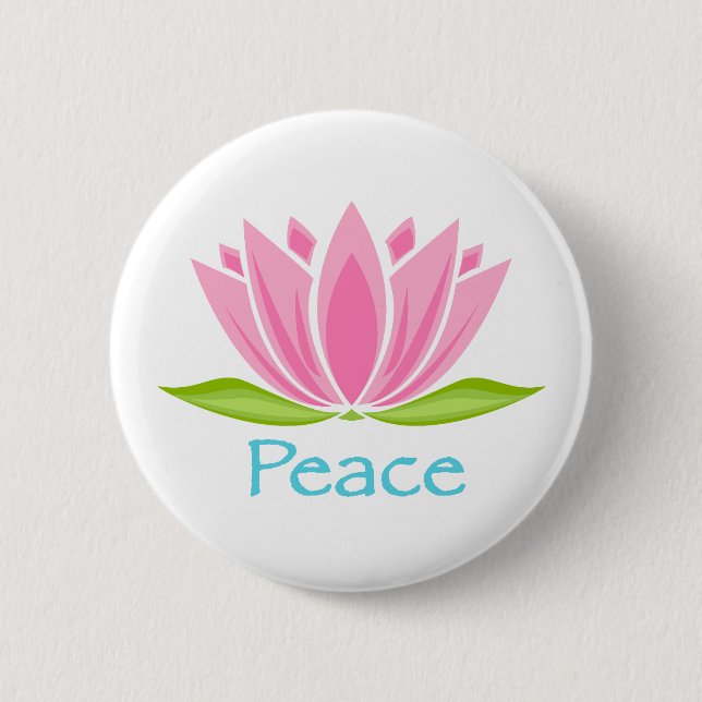 Peace 2 Inch Round Button (Front)