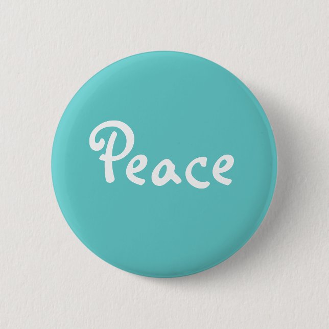 Peace 2 Inch Round Button (Front)