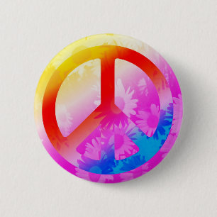 peace 2 inch round button
