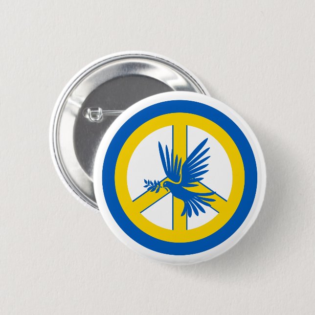 Peace 2 Inch Round Button (Front & Back)