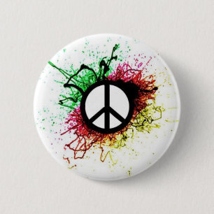peace 2 inch round button