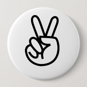PEACE (2).png 4 Inch Round Button