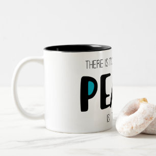 Peace 2 Two-Tone coffee mug