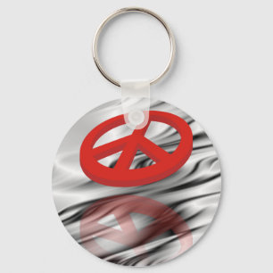 Peace 3D / reflexion Keychain