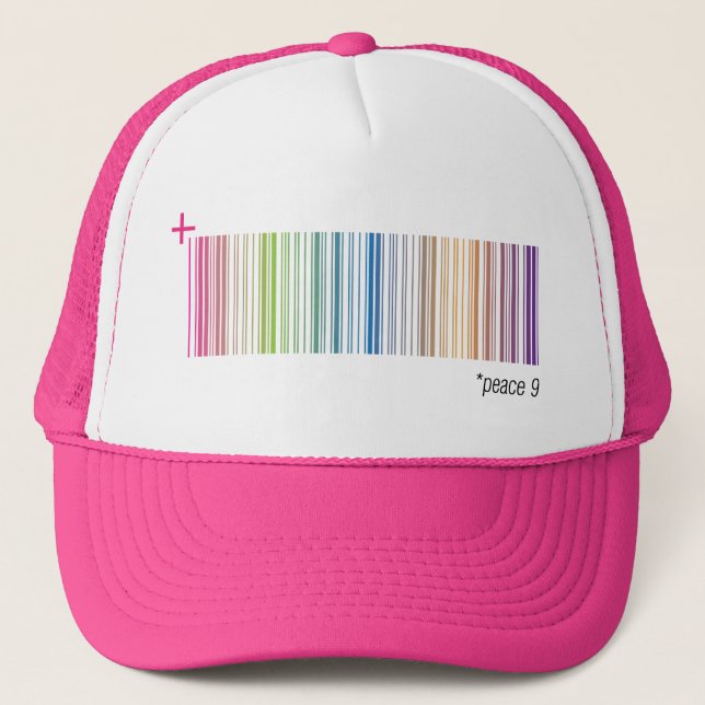 Peace 9 trucker hat (Front)