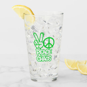 Peace Above Chaos Glass
