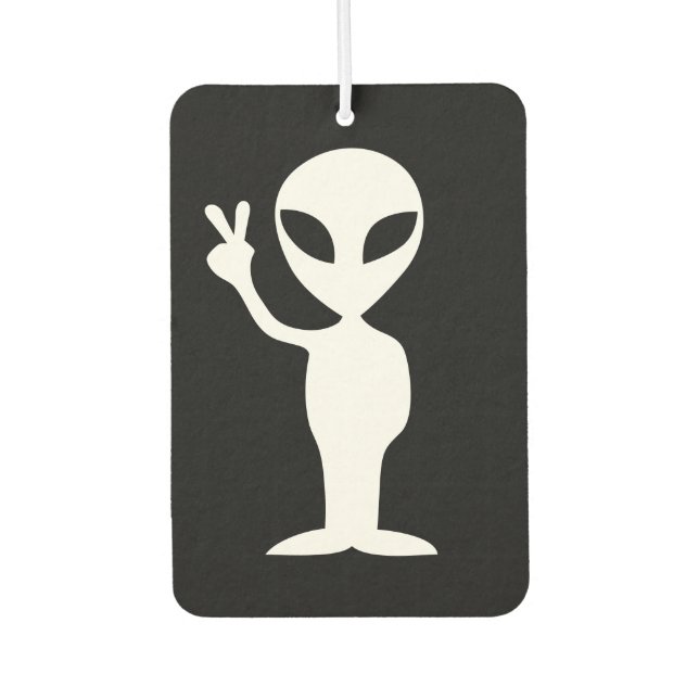 Peace Alien Air Freshener (Front)