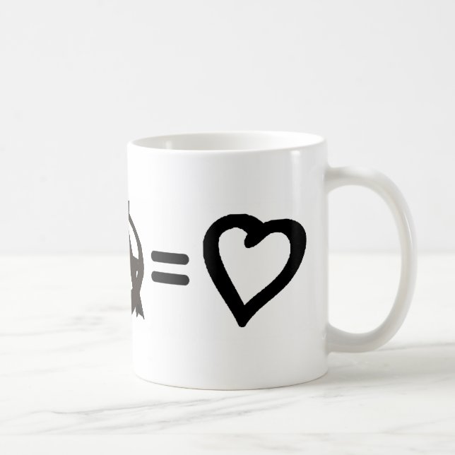 Peace + Anarchy = Love Coffee Mug (Right)