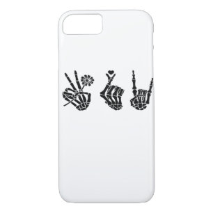 Peace And And Roll Skeleton Hands Classic Case-Mate iPhone Case