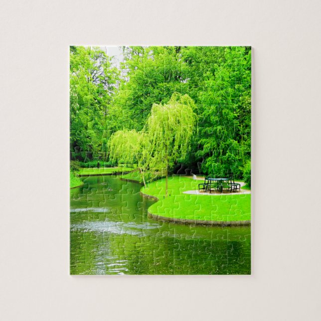 Peace and calm copenhagen denmark park jigsaw puzzle (Vertical)