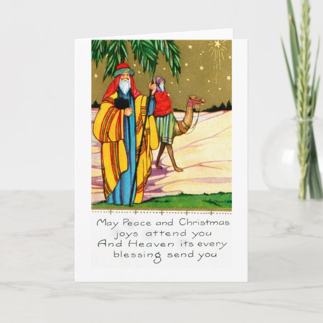 Peace and Christmas joy Holiday Card (Front)