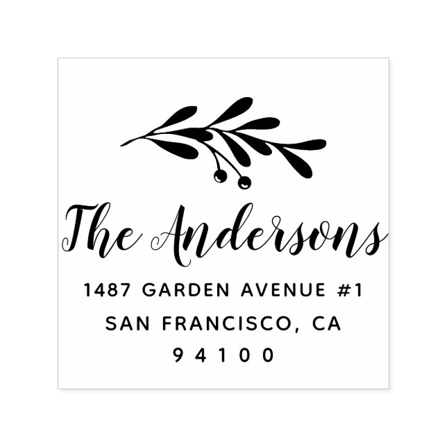 Peace and Joy Christmas Self Inking Stamp (Design)