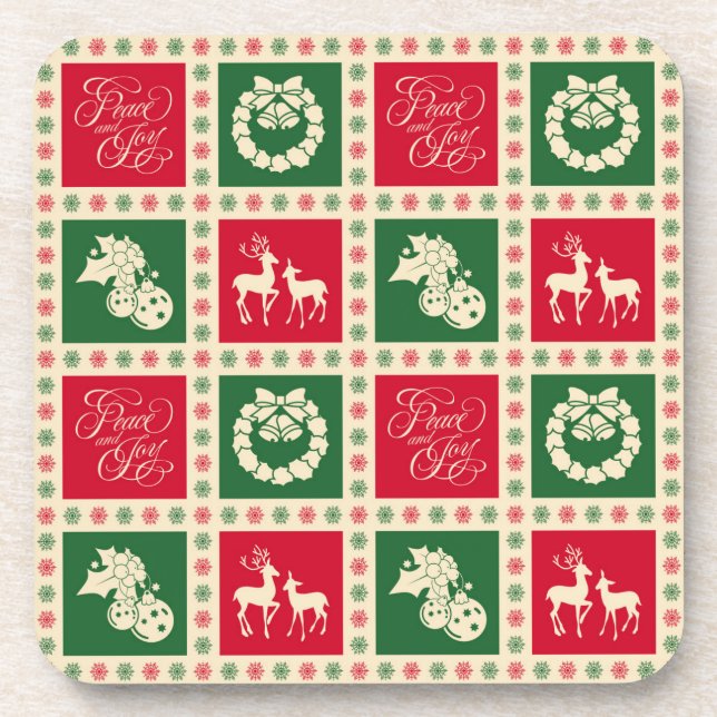 Peace and joy coaster (Front)