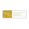 Peace and Joy Holiday Return Address Label