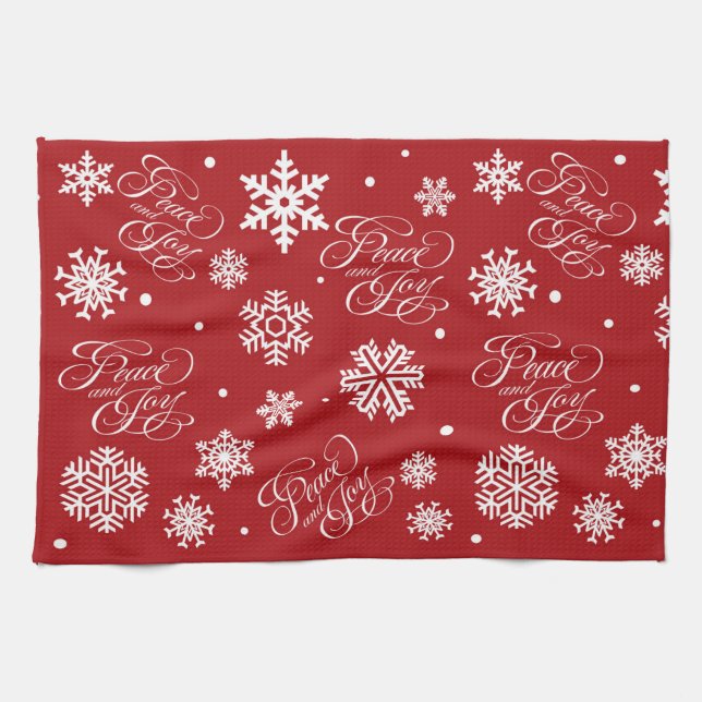 Peace and joy kitchen towel (Horizontal)