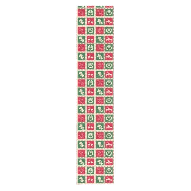 Peace and joy short table runner (Front)