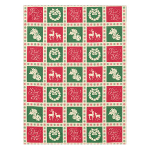 Peace and joy tablecloth