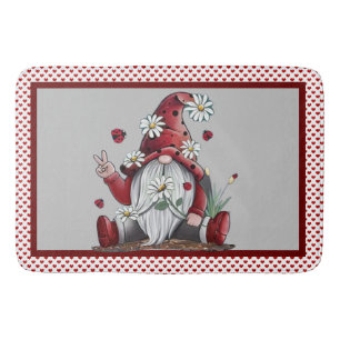 Peace And Love Gnomes Bath Mat