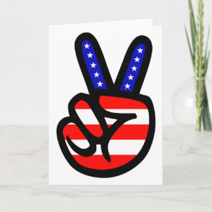 Peace and Love Holiday Card