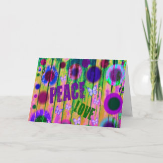 Peace and Love Holiday Card