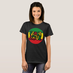 PEACE and LOVE, reggae style T-Shirt