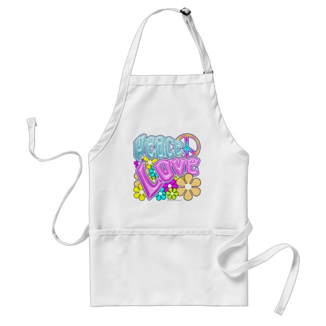 Peace And Love Standard Apron (Front)