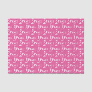 PEACE AND LOVE TISSUE PAPER