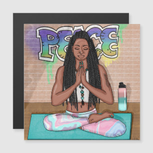 Peace and Meditation Urban Art   