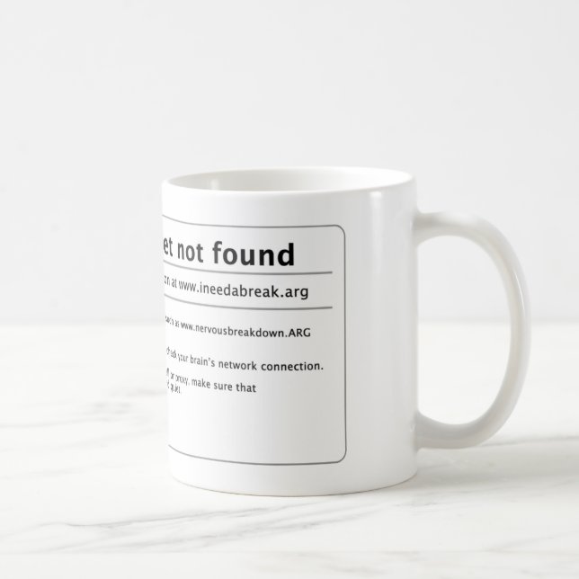 peace and quiet coffee mug (Right)