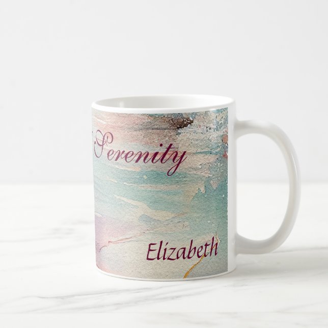 Peace and Serenity Beach Coffee Mug (Right)